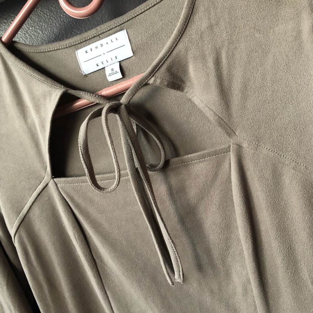 Kendall and Kylie suede dress